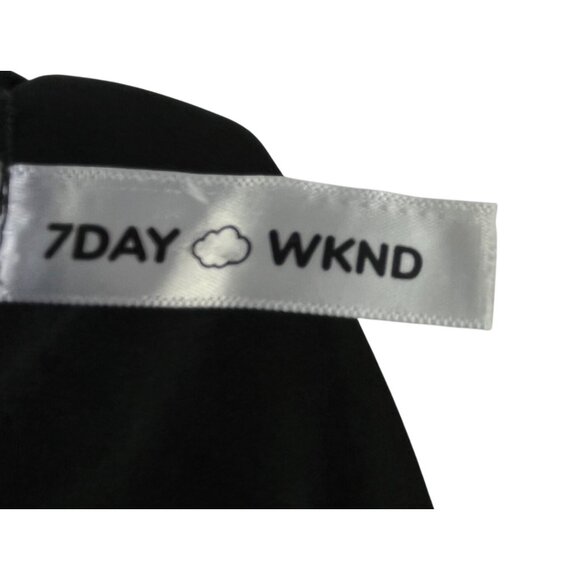 Black Faux Leather Corset Style Crop Top Sleeveless Underbust Size M - Picture 11 of 11